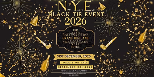 2nd Annual New Year's Eve Black Tie Event