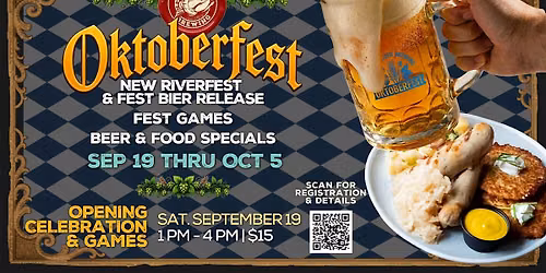 Oktoberfest Opening Celebration & Games at Tarpon River Brewing