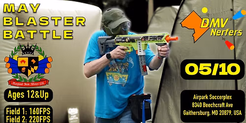 DMV Nerfers May 2026 Blaster Battle