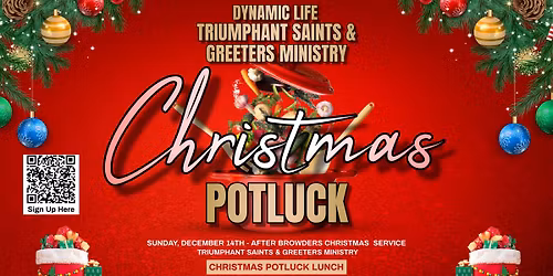Triumphant Saints & Greeters Ministry: Potluck Lunch