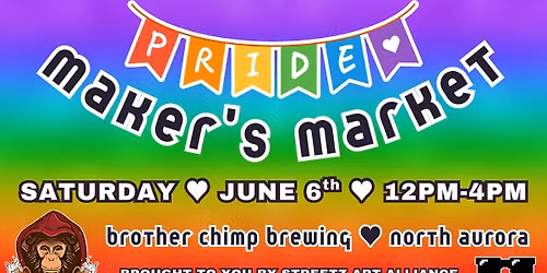 Pride Maker's Market @ Brother Chimp Brewing