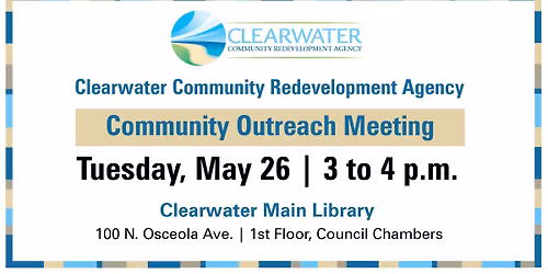 Clearwater CRA - Community Outreach Meeting