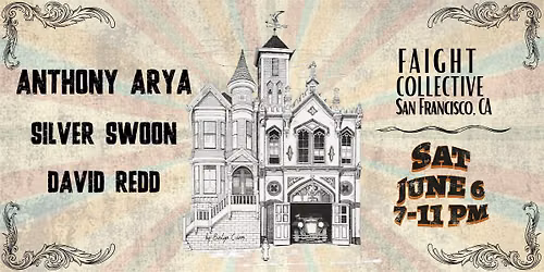 Indie Folk Rock after Dark w\/ Anthony Arya, Ft. David Redd, Laurin Hunter