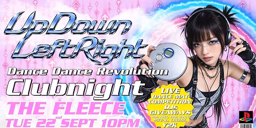 UpDownLeftRight \ud83c\udfae Dance Dance Revolution Clubnight \ud83d\udc7e The Fleece
