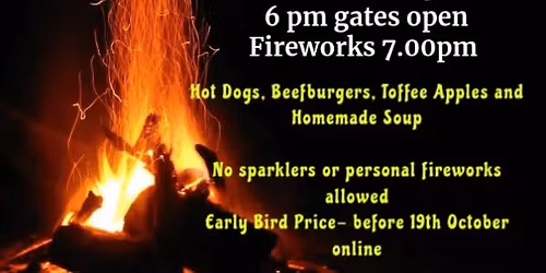 Bonfire and Fireworks Display