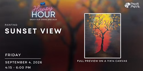 Happy Hour at Pinot's Palette Huntsville!
