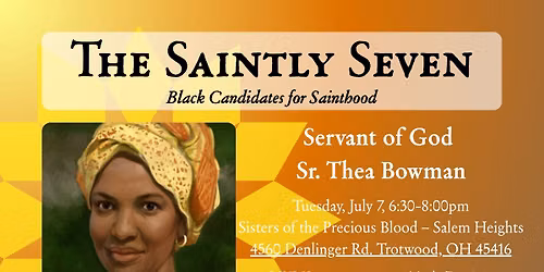 Servant of God Sr. Thea Bowman - The Saintly Seven