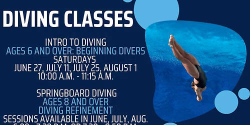 Intro to Diving Clinic & Springboard Diving Classes