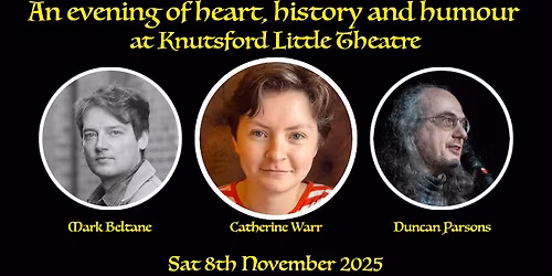 Catherine Warr, Mark Beltane, Duncan Parsons at Knutsford Little Theatre