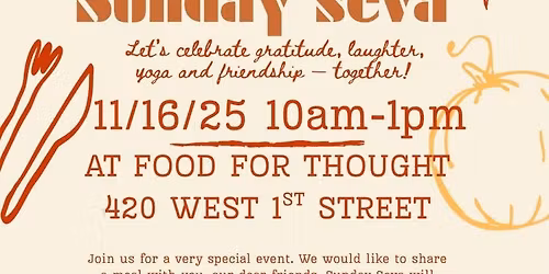 Friends Giving with Sunday Seva