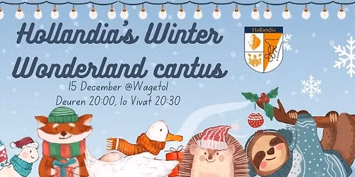 Hollandia's Winter Wonderland Cantus + Nadoop