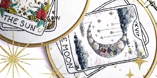 Tarot Card Embroidery Workshop at The  Counting House, EC3