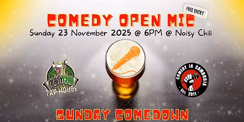 Stand-Up Comedy open mic - Sunday Comedown 