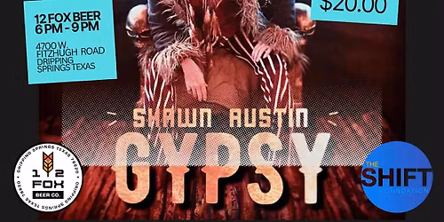 Fundraising Concert SATURDAY  by Gypsy ATX Band - Benefiting Shawn Austin