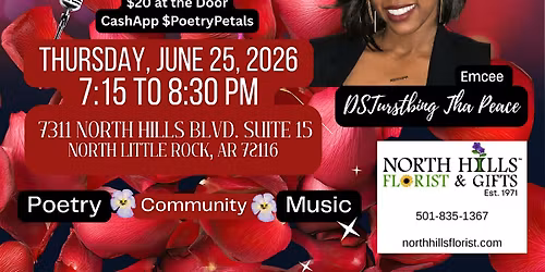 The Gathering: Poetry Among the Petals (June 25th)