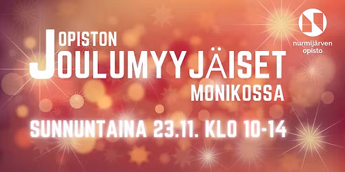 Joulumyyj\u00e4iset Monikossa 23.11. klo 10-14