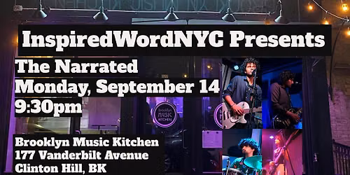 InspiredWordNYC Presents The Narrated at Brooklyn Music Kitchen