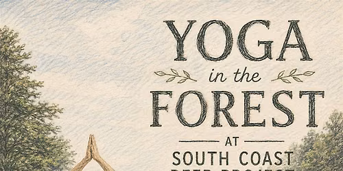 Yoga in the Forest at South Coast Beer Project