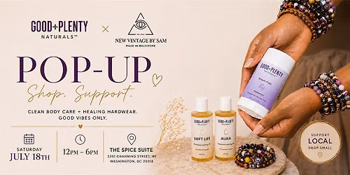Good + Plenty x New Vintage By Sam Pop-up