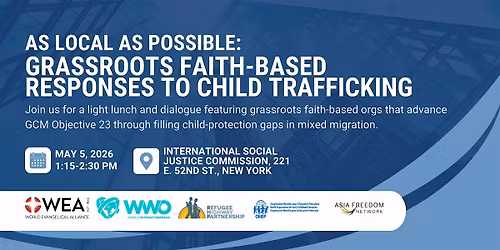 As Local As Possible: Grassroots Faith\u2011based Responses to Child Trafficking