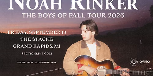 Noah Rinker at The Stache - Grand Rapids, MI