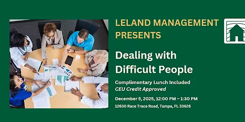 Dealing with Difficult People