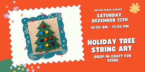 Teen Craft: Holiday Tree String Art