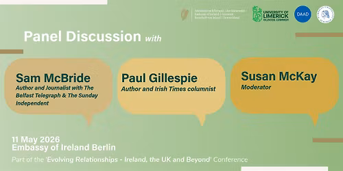Panel Discussion with Sam McBride, Paul Gillespie & Susan McKay