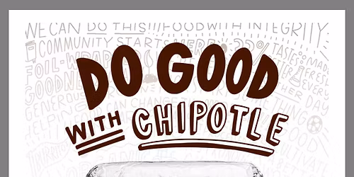 Do Good with Chipotle!! Fundraiser with Prism Project