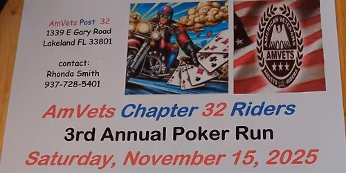 3rd Annual Poker Run 