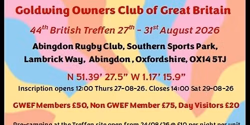 British Treffen 2026