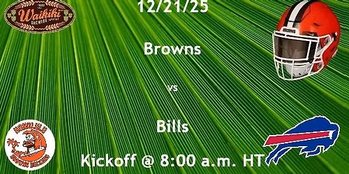 Browns vs Bills!