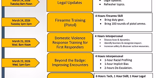 24-Hour Spring 2026 Training