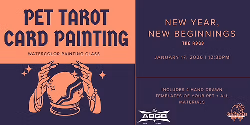 Pet Tarot Card: Watercolor Painting Class