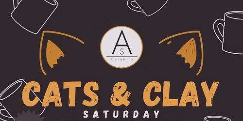 Cats & Clay at Kitty Cat Lounge - Mug Decorating!