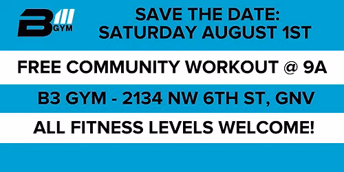 Free Workout at B3 Gym
