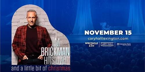 Jim Brickman Hits LIVE! And a Little Bit of Christmas