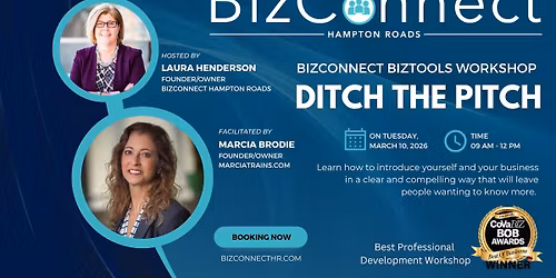 BizConnect BizTools Workshop: Ditch the Pitch