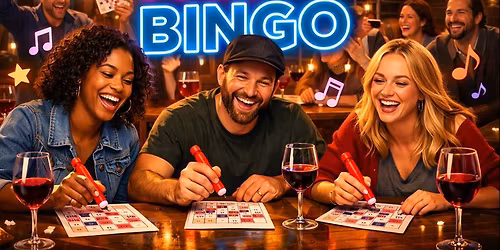 Music BINGO at Waters Edge Winery & Bistro!