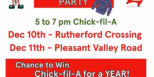 Cow & Claus Ugly Sweater Party at Chick-fil-A