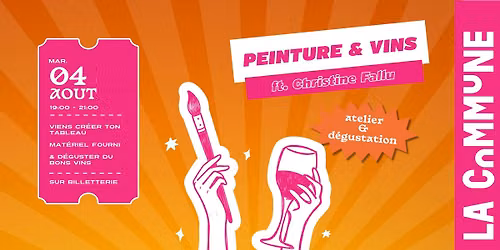 \ud83c\udfa8 Atelier peinture & d\u00e9gustation de vins