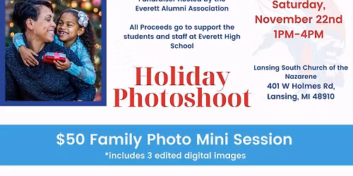 Holiday Photoshoot Fundraiser- Hosted by Everett Alumni Association
