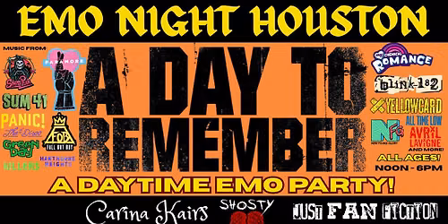 A DAY TO REMEMBER: DAYTIME EMO NIGHT PARTY! @ DAN ELECTRO'S