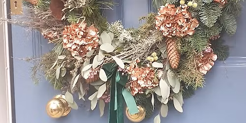 Luxury Christmas Wreath Making Workshop.