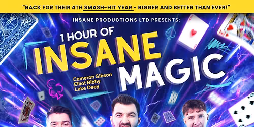 1 Hour of Insane Magic - Edinburgh Festival Fringe 2026 