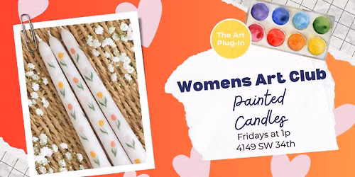 Candle Painting - Women's Art Club