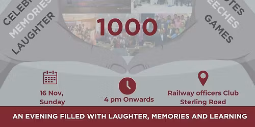 1000th Milestone Meeting 