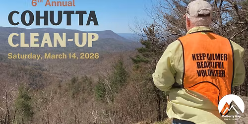 6th Annual Cohutta Clean-Up! (Saturday March 14, 2026)