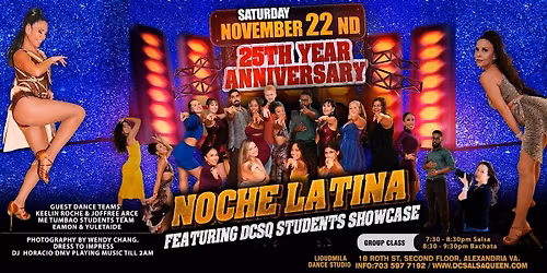 Noche Latina Special Event: Latin Social Dancing & Salsa\/Bachata Class