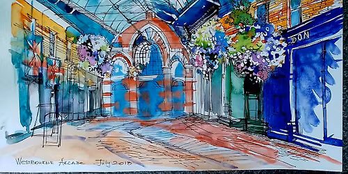 Westbourne Arcade sketching and Christmas social